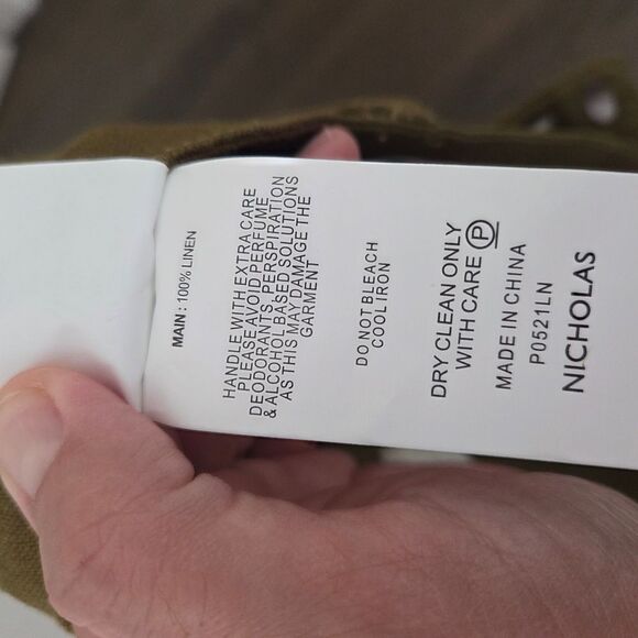 NICHOLAS Olive Green Pants - Picture 5 of 6